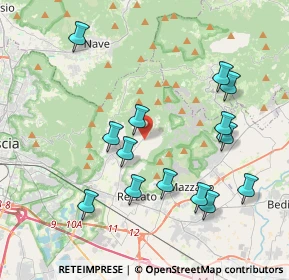 Mappa Via Udine, 25082 Botticino BS, Italia (4.08786)