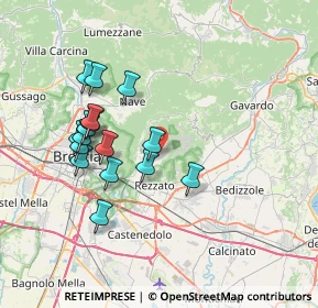 Mappa Via Udine, 25082 Botticino BS, Italia (6.92)