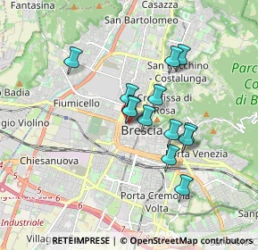 Mappa Via Francesco Lana, 25122 Brescia BS, Italia (1.36615)