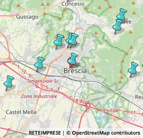 Mappa Via Francesco Lana, 25122 Brescia BS, Italia (5.1825)