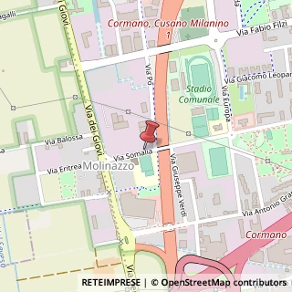 Mappa Via Giuseppe Mazzini, 3-15, 20032 Cormano, Milano (Lombardia)