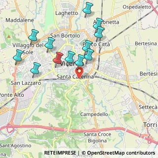 Mappa Piazzale Fraccon, 36100 Vicenza VI, Italia (2.0425)