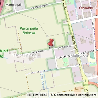 Mappa Via Balossa, 5, 20032 Cormano, Milano (Lombardia)