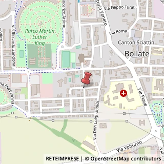 Mappa Via Don Vincenzo Donadeo, 24, 20021 Bollate, Milano (Lombardia)