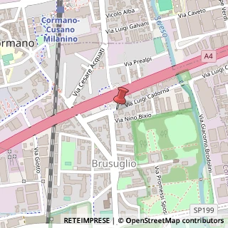 Mappa Via Luigi Cadorna, 4, 20032 Cormano, Milano (Lombardia)