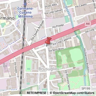 Mappa Via Luigi Cadorna,  5, 20032 Cormano, Milano (Lombardia)