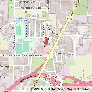 Mappa Via Taormina, 5, 20093 Cologno Monzese, Milano (Lombardia)