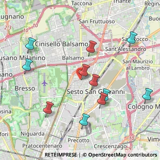 Mappa Via Timavo, 20099 Milano MI, Italia (2.19909)