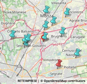 Mappa Via Piersanti Mattarella, 20093 Cologno Monzese MI, Italia (3.90917)