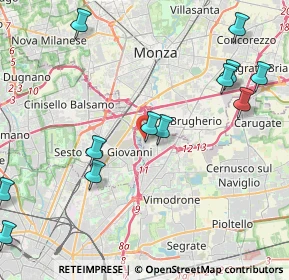 Mappa Via Piersanti Mattarella, 20093 Cologno Monzese MI, Italia (5.13)