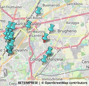 Mappa Via Ottorino Respighi, 20093 Cologno Monzese MI, Italia (2.583)