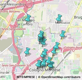 Mappa Via Ottorino Respighi, 20093 Cologno Monzese MI, Italia (0.907)