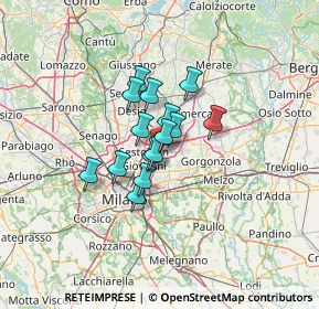 Mappa Via Ottorino Respighi, 20093 Cologno Monzese MI, Italia (7.95)