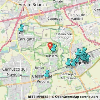 Mappa Via Cascina Formosa, 20060 Bussero MI, Italia (2.5175)
