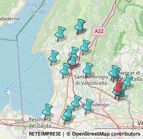 Mappa Km. 208, 37010 Cavaion Veronese VR, Italia (7.9565)