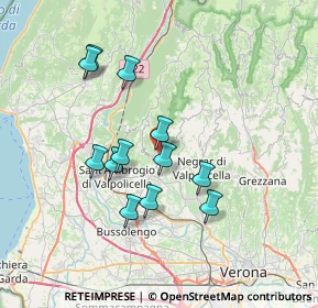 Mappa Via Carcirago, 37022 Fumane VR, Italia (6.30167)