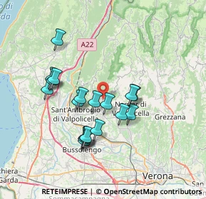 Mappa Via Carcirago, 37022 Fumane VR, Italia (6.37111)