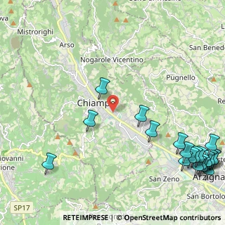 Mappa Piazzale Mondelange, 36072 Chiampo VI, Italia (3.338)