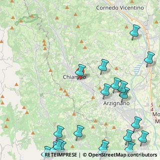 Mappa Piazzale Mondelange, 36072 Chiampo VI, Italia (6.79)