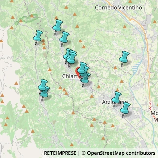 Mappa Piazzale Mondelange, 36072 Chiampo VI, Italia (3.40571)