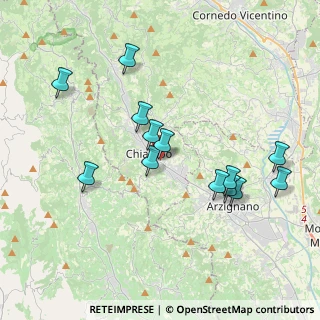 Mappa Piazzale Mondelange, 36072 Chiampo VI, Italia (3.75692)
