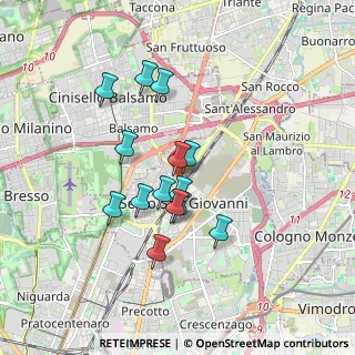 Mappa Via Torquato Tasso, 20099 Sesto San Giovanni MI, Italia (1.42214)