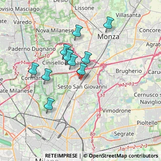 Mappa Via Torquato Tasso, 20099 Sesto San Giovanni MI, Italia (3.17182)