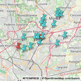 Mappa Via Torquato Tasso, 20099 Sesto San Giovanni MI, Italia (3.52353)
