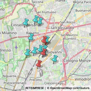 Mappa Viale A. Gramsci, 20099 Sesto San Giovanni MI, Italia (1.48643)