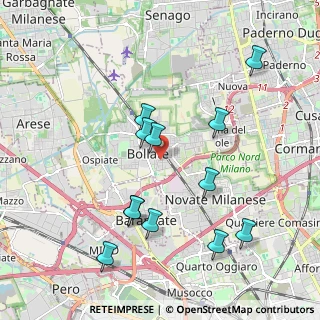 Mappa Via Risorgimento, 20021 Bollate MI, Italia (2)