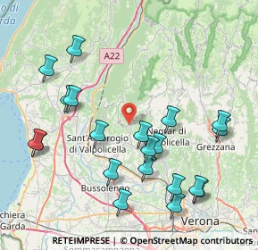 Mappa Via Giovanni XXIII, 37022 Fumane VR, Italia (8.9515)