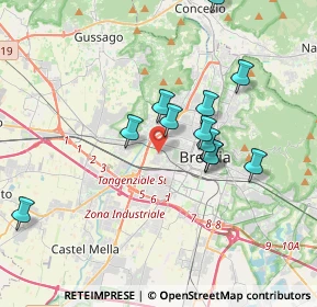 Mappa Viale Caduti del Lavoro, 25082 Botticino BS, Italia (3.34333)