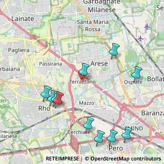 Mappa Via Postumia, 20017 Rho MI, Italia (2.43636)
