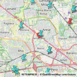 Mappa Via Postumia, 20017 Rho MI, Italia (3.37615)