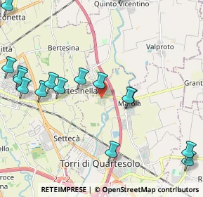 Mappa Via Adamello, 36040 Torri di Quartesolo VI, Italia (2.85947)