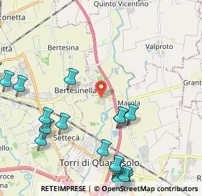 Mappa Via Adamello, 36040 Torri di Quartesolo VI, Italia (2.894)