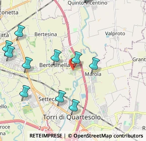 Mappa Via Monte Adamello, 36040 Torri di Quartesolo VI, Italia (2.52333)