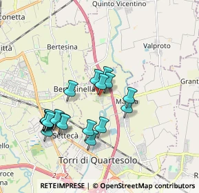 Mappa Via Monte Adamello, 36040 Torri di Quartesolo VI, Italia (1.70842)