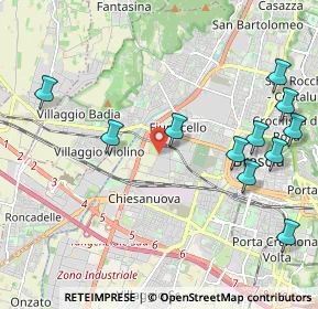 Mappa Via Rose, 25126 Brescia BS, Italia (2.44364)
