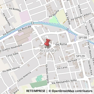 Mappa Via Silvio Pellico, 1, 20020 Arconate, Milano (Lombardia)