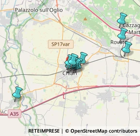 Mappa Via Zara, 25032 Chiari BS, Italia (2.59417)