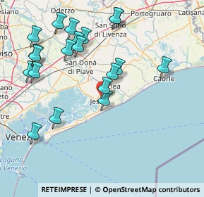 Mappa Via Antonio Vivaldi, 30016 Jesolo VE, Italia (17.2655)