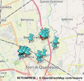 Mappa Via Monte Carso, 36040 Torri di Quartesolo VI, Italia (1.68158)