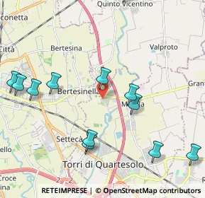 Mappa Via Monte Carso, 36040 Torri di Quartesolo VI, Italia (2.55077)