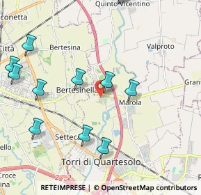 Mappa Via Monte Carso, 36040 Torri di Quartesolo VI, Italia (2.4975)