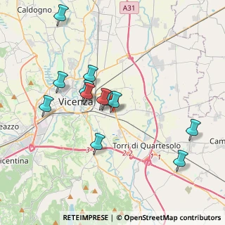 Mappa Via Agostino dal Pozzo, 36100 Vicenza VI, Italia (3.60667)