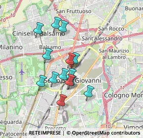 Mappa Viale Antonio Gramsci, 20099 Sesto San Giovanni MI, Italia (1.44929)