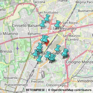 Mappa Viale Antonio Gramsci, 20099 Sesto San Giovanni MI, Italia (1.42889)