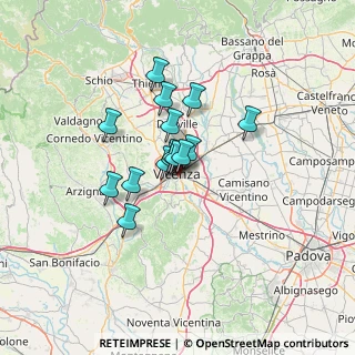 Mappa Viale Risorgimento Nazionale, 36100 Vicenza VI, Italia (8.716)