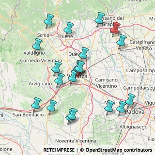 Mappa Viale Risorgimento Nazionale, 36100 Vicenza VI, Italia (16.499)